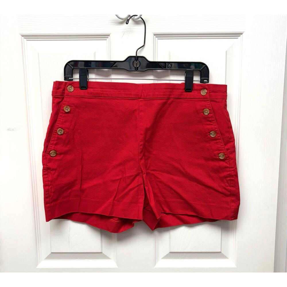 Banana Republic Red Jean Shorts